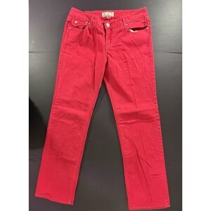 Vintage GLO Jeans Bootcut Women's Size 13 Red‎ Y2K